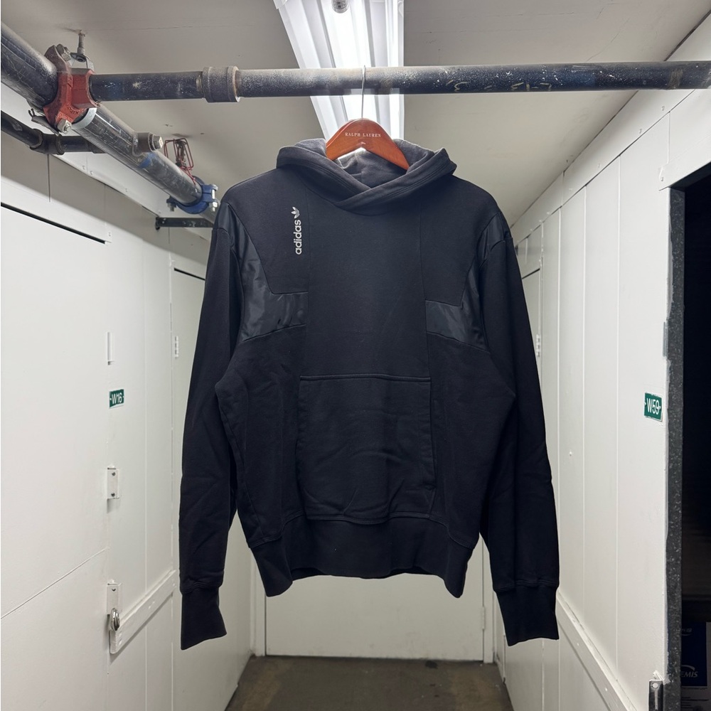 Men's Adidas Sport Panel Black Hoodie